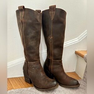 Born “Avery” Tall Leather Riding Style Boots - Size 39/8.5 Women’s